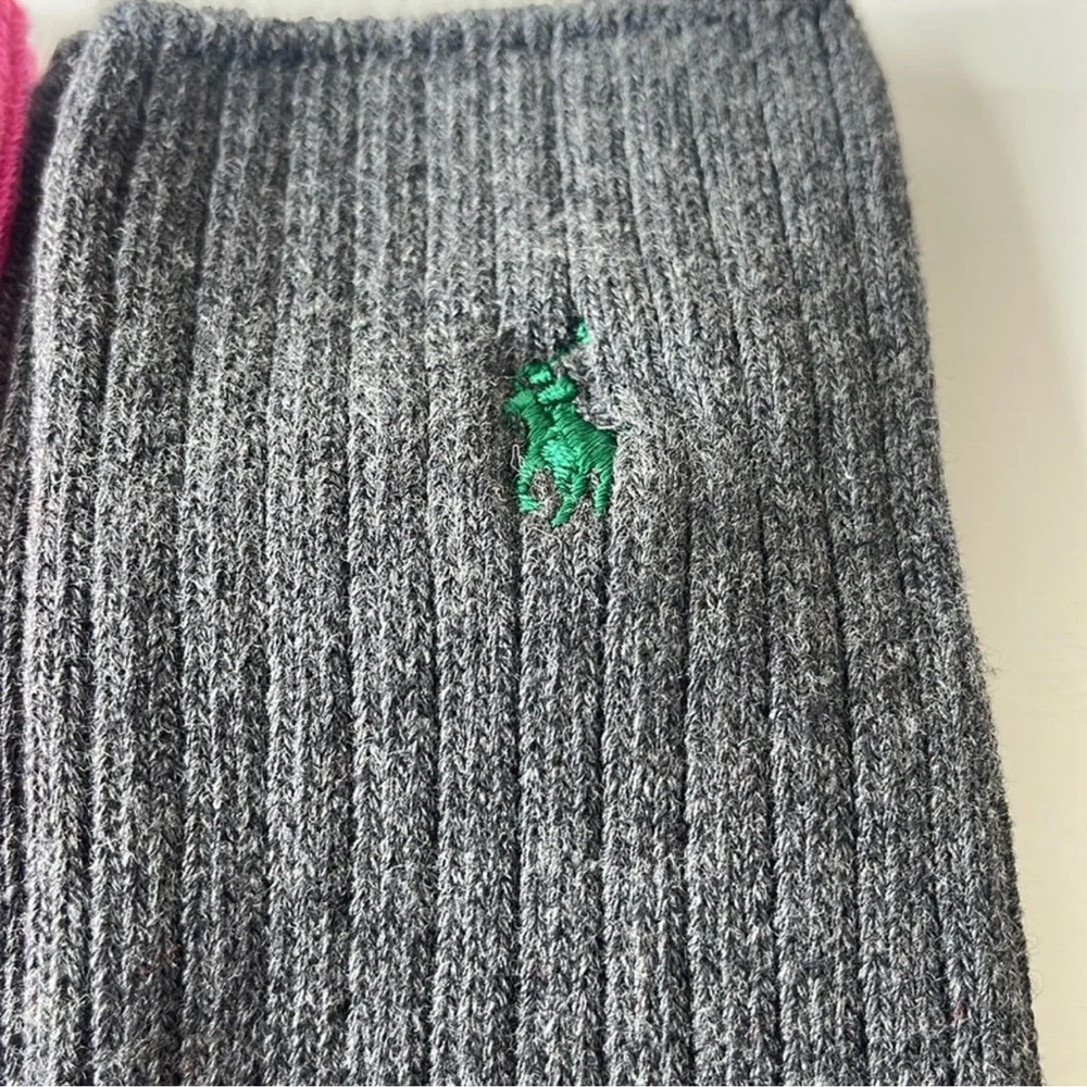 Polo Ralph Lauren Classic Cotton Crew Socks 4 Pairs Large
